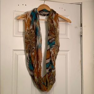 Nordstrom tribal print infinity scarf